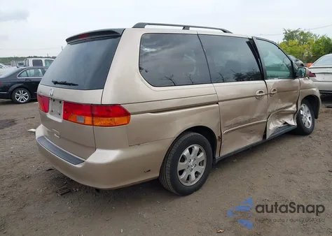 2002 Honda Odyssey Ex from USA, damaged, VIN 2HKRL18622H556717
